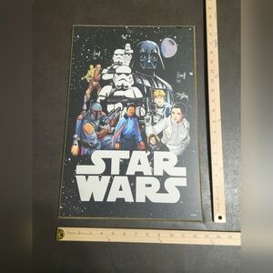 Star Wars wooden wall art